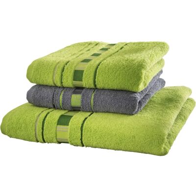 Erwin Müller - Achern - Grün - Grau - Handtuch-Set Erwin Müller - Achern - Grün - Grau - Handtuch-Set