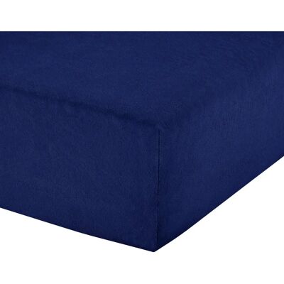 Erwin Müller - Frottee-Stretch Spannbettlaken - Erding Blau - Fitted sheet Erwin Müller - Frottee-Stretch Spannbettlaken - Erding Blau - Fitted sheet