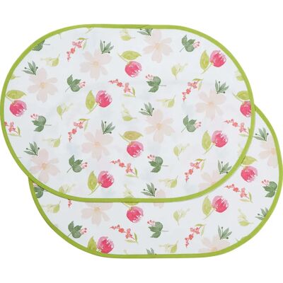 Erwin Müller Abwaschbares Tischset 2er-Pack oval 35x50 cm - Table placemat Erwin Müller Abwaschbares Tischset 2er-Pack oval 35x50 cm - Table placemat