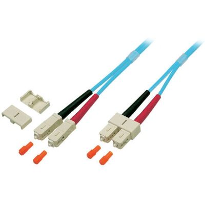EFB Elektronik O7413.15 - Fiber Optic Cable - 15m, Turquoise, SC Connectors, Full Duplex EFB Elektronik O7413.15 - Fiber Optic Cable - 15m, Turquoise, SC Connectors, Full Duplex