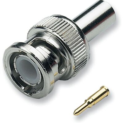 EFB Elektronik 52502.1 BNC-Stecker Nickel - Drahtverbinder EFB Elektronik 52502.1 BNC-Stecker Nickel - Drahtverbinder