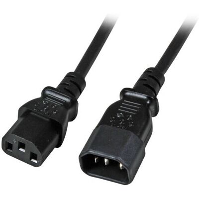 Cavo di alimentazione EFB Elektronik EK503.3 - 3m Nero C14 a C13 Cavo di alimentazione EFB Elektronik EK503.3 - 3m Nero C14 a C13