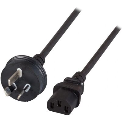 EFB Elektronik EK493.1 Câble d'alimentation - 1,8m - Noir - Type I - Publicité EFB Elektronik EK493.1 Câble d'alimentation - 1,8m - Noir - Type I - Publicité