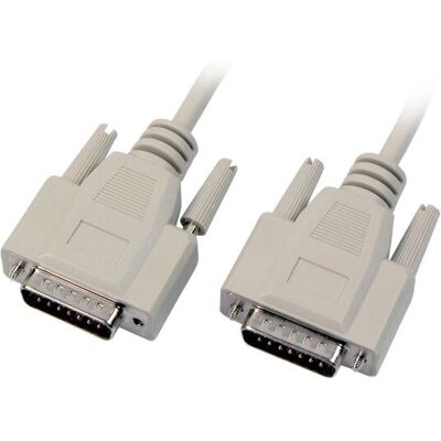 EFB Elektronik - K5139.5 - Beige - 2x D-Sub 15 - Serial Cable EFB Elektronik - K5139.5 - Beige - 2x D-Sub 15 - Serial Cable