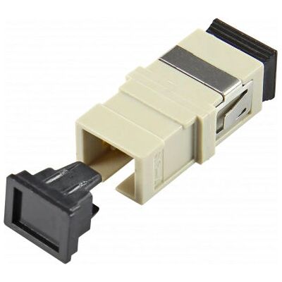 Logon LFK020 Keystone Modul - Faseroptischer SC/SC Adapter - Beige Logon LFK020 Keystone Modul - Faseroptischer SC/SC Adapter - Beige
