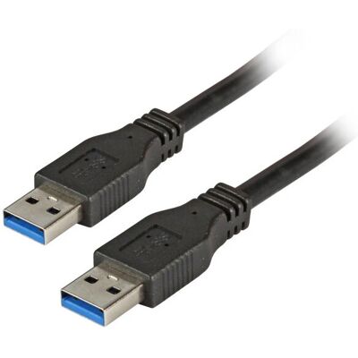 EFB Elektronik USB 3.0 A / A 1,8m Kabel - Sort EFB Elektronik USB 3.0 A / A 1,8m Kabel - Sort