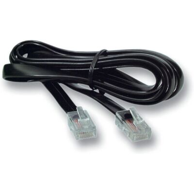 EFB Elektronik K2402SW.10 - Telefonkabel - 10m - Schwarz EFB Elektronik K2402SW.10 - Telefonkabel - 10m - Schwarz