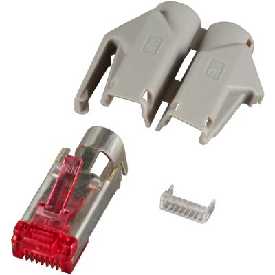 EFB Elektronik H7641.12-50 Grijs RJ45 Netwerkconnector EFB Elektronik H7641.12-50 Grijs RJ45 Netwerkconnector