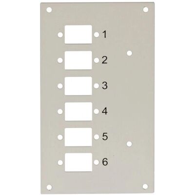 Logon LSB105 Patch Panel Zubehör - Glasfaser, 6 Anschlüsse, Grau Logon LSB105 Patch Panel Zubehör - Glasfaser, 6 Anschlüsse, Grau