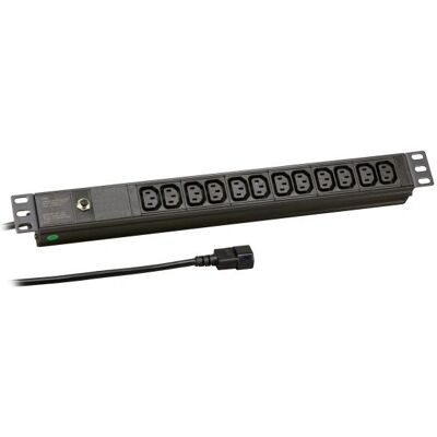 EFB Elektronik EK631CC.1 Netzverteiler - 12 Steckdosen, 1U, Schwarz EFB Elektronik EK631CC.1 Netzverteiler - 12 Steckdosen, 1U, Schwarz