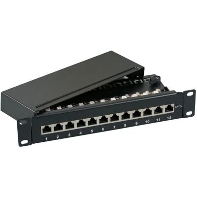 EFB Electronics 37735.12 Patch Panel - 1U, Grau, Cat5e, 2500 Mbit/s EFB Electronics 37735.12 Patch Panel - 1U, Grau, Cat5e, 2500 Mbit/s