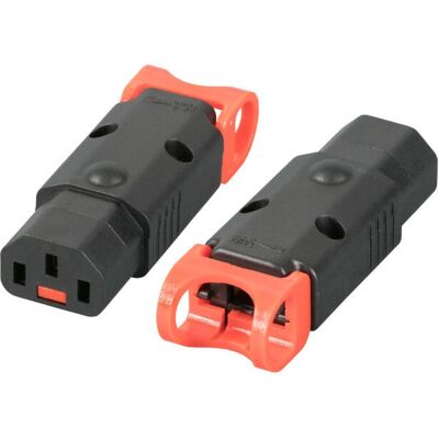 EFB Elektronik 60319.1 - Pin-huvud - 3 stift - Rätt - Hunn - Svart - Elektrisk koppling EFB Elektronik 60319.1 - Pin-huvud - 3 stift - Rätt - Hunn - Svart - Elektrisk koppling