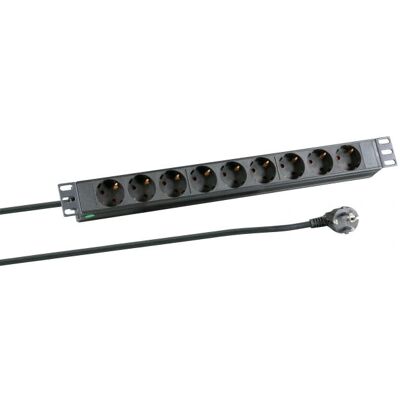 EFB Elektronik EK631DE.1 Power Extension - 9 Outlets, Indoor, Black EFB Elektronik EK631DE.1 Power Extension - 9 Outlets, Indoor, Black