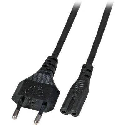 EFB Elektronik EK502.2V2 Voedingskabel - 2m, Type F Stekker, C7 Koppeling - Voedingskabel EFB Elektronik EK502.2V2 Voedingskabel - 2m, Type F Stekker, C7 Koppeling - Voedingskabel