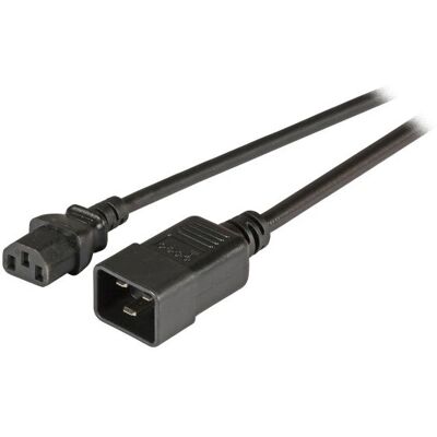 EFB Elektronik EK531.1 Voedingskabel - C20 naar C13 - 1,8 m EFB Elektronik EK531.1 Voedingskabel - C20 naar C13 - 1,8 m