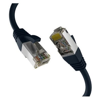 EFB Elektronik Cat8.1 Netzwerkkabel Schwarz 0,5m S/FTP EFB Elektronik Cat8.1 Netzwerkkabel Schwarz 0,5m S/FTP