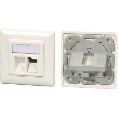 EFB Elektronik ET-25085V3 Steckdosen-Set - 2 x RJ-45, Weiß EFB Elektronik ET-25085V3 Steckdosen-Set - 2 x RJ-45, Weiß