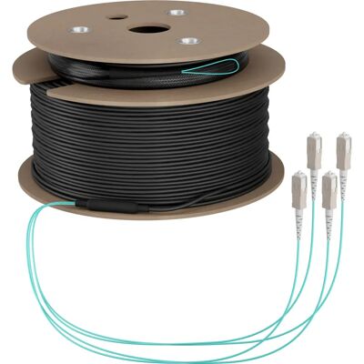 EFB Elektronik 120m Glasfaserkabel - OM3, 4x SC, U-DQ(ZN) BH EFB Elektronik 120m Glasfaserkabel - OM3, 4x SC, U-DQ(ZN) BH