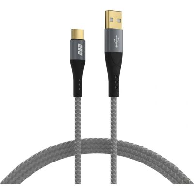 EFB Elektronik USB-AC-00004 - USB Kaapeli - 3m - Harmaa, Musta - USB Type-C EFB Elektronik USB-AC-00004 - USB Kaapeli - 3m - Harmaa, Musta - USB Type-C