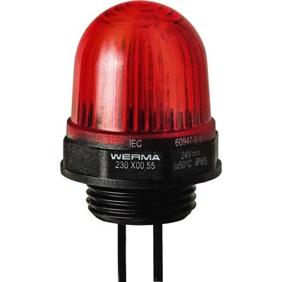 Werma - 23010055 - 24 V DC - Rot - LED-Indikatorleuchte Werma - 23010055 - 24 V DC - Rot - LED-Indikatorleuchte