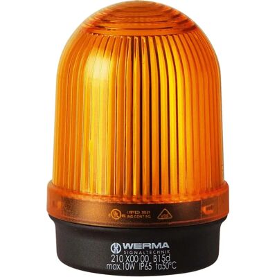 Werma Modèle 21030000 Signal lumineux Jaune - Indicator Light - Publicité Werma Modèle 21030000 Signal lumineux Jaune - Indicator Light - Publicité
