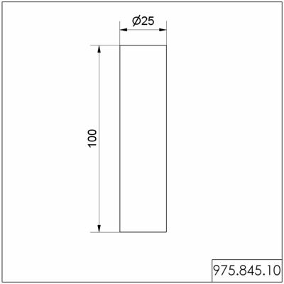 Werma Signaltechnik 975.845.10 Geëloxeerd aluminium buis - Signaaltype Werma Signaltechnik 975.845.10 Geëloxeerd aluminium buis - Signaaltype