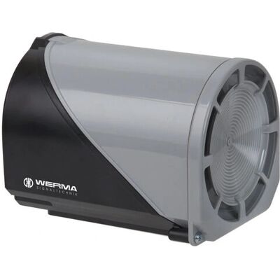 Werma 144.000.68 Multi Toon Sirene - Binnen/Buiten Zwart Werma 144.000.68 Multi Toon Sirene - Binnen/Buiten Zwart
