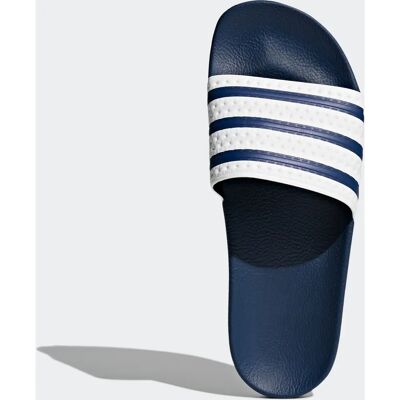 Adidas Adilette - Adiblue/Adiblue/White Adidas Adilette - Adiblue/Adiblue/White