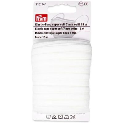 Nastro elastico super morbido bianco Prym 15m - Nastro elastico Nastro elastico super morbido bianco Prym 15m - Nastro elastico