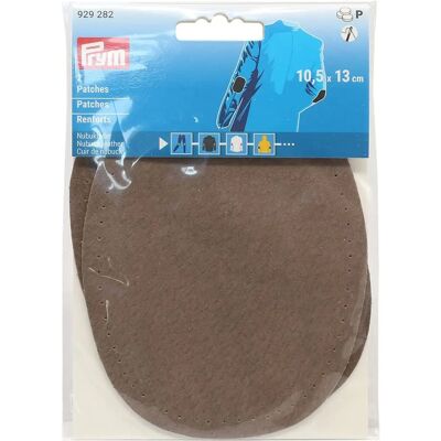 Prym - Nubuck Leather Marrone - 105mm - 130mm - Rimedi gomiti Prym - Nubuck Leather Marrone - 105mm - 130mm - Rimedi gomiti