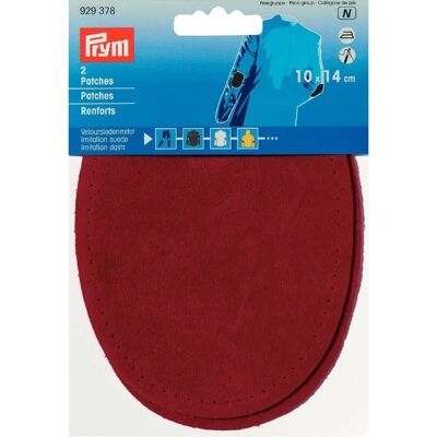 Reforço oval de fusão vermelho Prym - Para costura ou passar - 10x14cm Reforço oval de fusão vermelho Prym - Para costura ou passar - 10x14cm