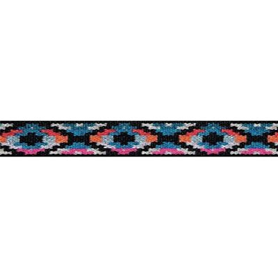 Prym 957458 Étnico Azul Rosa 25mm Banda Elástica Prym 957458 Étnico Azul Rosa 25mm Banda Elástica