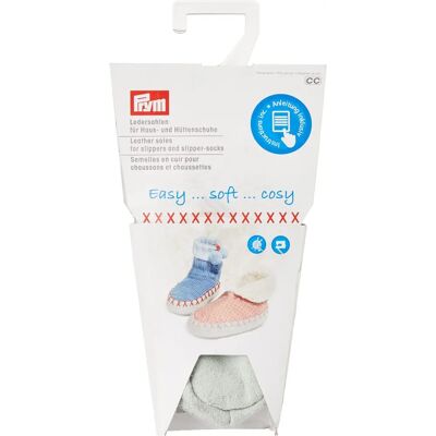 Prym Ledersohlen für Hausschuhe - Hochwertiges Leder, Größe 18-20 Prym Ledersohlen für Hausschuhe - Hochwertiges Leder, Größe 18-20
