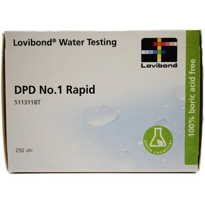 Tablettes DPD No1 Dissolution Rapide Lovibond - Comprimés - Publicité Tablettes DPD No1 Dissolution Rapide Lovibond - Comprimés - Publicité