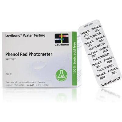 Kit de Test de pH Phénol Lovibond - 250 Comprimés - Publicité Kit de Test de pH Phénol Lovibond - 250 Comprimés - Publicité