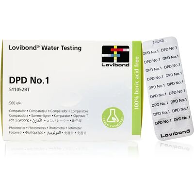 Lovibond - DPD No.1 Photomètre - 500 comprimés - Photomètre - Publicité Lovibond - DPD No.1 Photomètre - 500 comprimés - Photomètre - Publicité