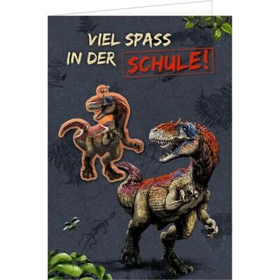 Coppenrath Verlag Grußkarte Viel Spaß in der Schule - Dino-Anhänger Coppenrath Verlag Grußkarte Viel Spaß in der Schule - Dino-Anhänger
