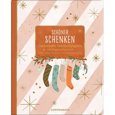 Livre d'emballage cadeau de Coppenrath - Schöner schenken - Zauberhafte Geschenkpapiere - Publicité Livre d'emballage cadeau de Coppenrath - Schöner schenken - Zauberhafte Geschenkpapiere - Publicité