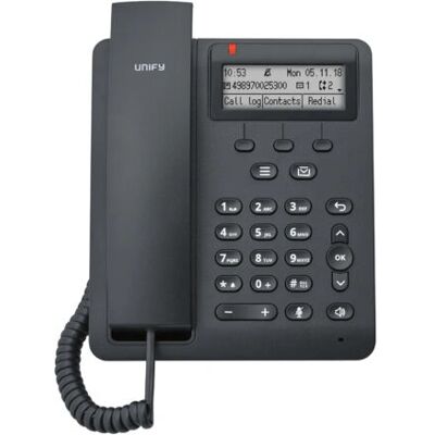 Unify OpenScape Desk Phone CP100 - Téléphone IP - Noir - Publicité Unify OpenScape Desk Phone CP100 - Téléphone IP - Noir - Publicité