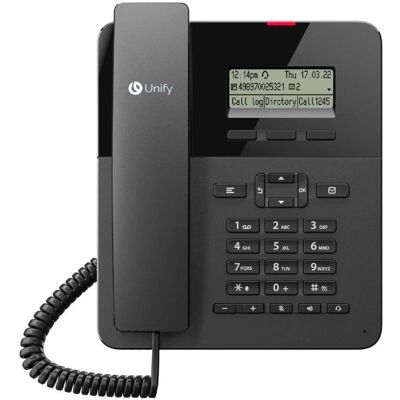 Unify CP110 Téléphone VoIP - 2 SIP, Écran 2.8" - Noir - Publicité Unify CP110 Téléphone VoIP - 2 SIP, Écran 2.8" - Noir - Publicité