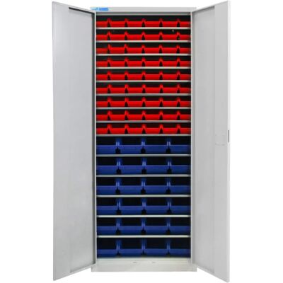 ADB Stahlschrank 40826 lichtgrau 71x30x195cm - Aufbewahrungsschrank ADB Stahlschrank 40826 lichtgrau 71x30x195cm - Aufbewahrungsschrank
