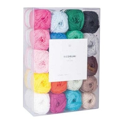 Rico Design Ricorumi Yarn Set - Cotton, Multi, 20 pcs Rico Design Ricorumi Yarn Set - Cotton, Multi, 20 pcs