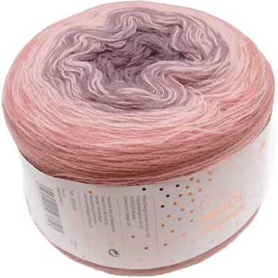 Rico Design Rico Creative Wool Dégradé - Mauve/Rosa - Garn Rico Design Rico Creative Wool Dégradé - Mauve/Rosa - Garn