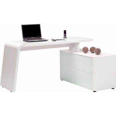 JAHNKE CSL 465 Weiß Rundeschreibtisch - Schreibtisch JAHNKE CSL 465 Weiß Rundeschreibtisch - Schreibtisch
