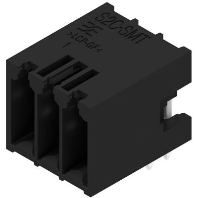 Weidmüller S2C-SMT 3.50/06/90G 3.2SN Noir - Connecteur électrique Weidmüller S2C-SMT 3.50/06/90G 3.2SN Noir - Connecteur électrique