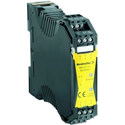 Relè di Sicurezza Weidmüller - SIL 3, 24V DC, Monitoraggio, 1304040000 Relè di Sicurezza Weidmüller - SIL 3, 24V DC, Monitoraggio, 1304040000