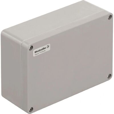 Caja IP66 Weidmüller - Enclosure eléctrica, poliéster reforzado con fibra de vidrio, 260x160x90mm Caja IP66 Weidmüller - Enclosure eléctrica, poliéster reforzado con fibra de vidrio, 260x160x90mm