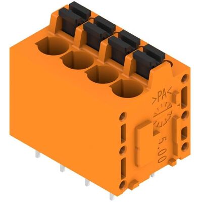 Weidmüller - LMF 5.00/04/180 3.5SN OR BX - Orange - 4-polig - Terminalblock Weidmüller - LMF 5.00/04/180 3.5SN OR BX - Orange - 4-polig - Terminalblock