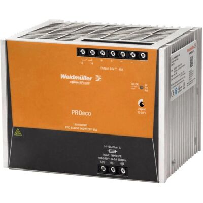 Weidmüller PRO ECO Strömförsörjning - 12V 10A DIN-skena Weidmüller PRO ECO Strömförsörjning - 12V 10A DIN-skena