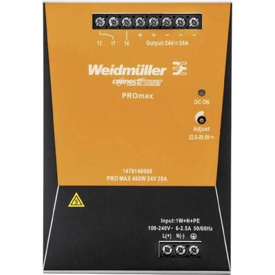 Fuente de alimentación PRO MAX 480W 24V 20A - Automatización industrial Fuente de alimentación PRO MAX 480W 24V 20A - Automatización industrial